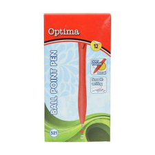 OPTIMA Golyóstoll OPTIMA nyomógombos 521 piros toll