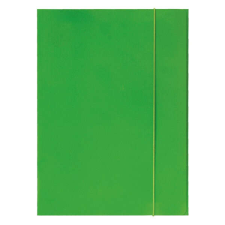 OPTIMA Gumis mappa OPTIMA A/4 fluo zöld 600gr mappa