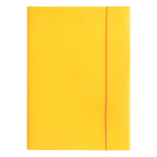 OPTIMA Gumis mappa OPTIMA A/4 sárga 400gr mappa