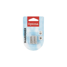 OPTIMA Hegyező OPTIMA fém bordázott fogórész 2 lyukú 1db/bliszter hegyező