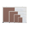 OPTIMA Kombitábla OPTIMA parafa mágneses aluminium keret 30x45 cm