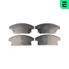 OPTIMAL fékbetétkészlet, tárcsafék BP-12407