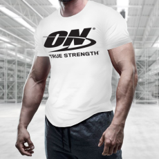 Optimum Nutrition Póló True Strength White L