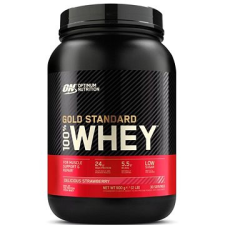 Optimum Nutrition Protein 100% Whey Gold Standard 910 g, eper vitamin és táplálékkiegészítő