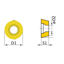 Optimum Váltólapka (körlapka)  RNMG1003MO (5 db) szerszám kiegészítő