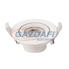 Optonica 3286 7W LED COB spot lámpa kerek billenthető AC100-240V 525LM 2700K világítás