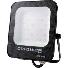 Optonica 5755 LED SMD fényvető fekete 30W 2400LM AC220-240V 120° IP65 RGB kültéri világítás