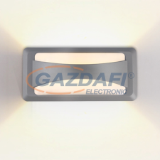 Optonica 7526 LED fali lámpa szürke 12W 3000K 410LM AC100-240V IP65 kültéri világítás