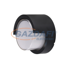 Optonica 7529 LED fali lámpa kerek fekete 15W 4200K 1500LM AC100-240V IP65 világítás
