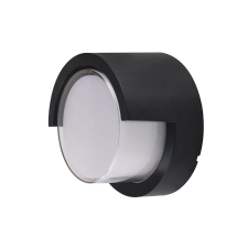 Optonica 7529 LED fali lámpa kerek fekete 15W 4200K 1500LM AC100-240V IP65 világítás
