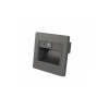 Optonica 7558 LED Step Light Square 1W 4000K IP20 Grey + Sensor