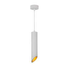 Optonica 9054 függeszték GU10 MR16 alumínium - kívül fehér/belül arany - 6X30CM világítás