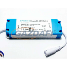 Optonica AC6026 LED panel DRIVER,dimmelhető 220V 10-18*1W 300MA villanyszerelés