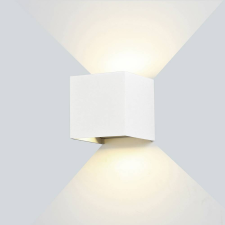 Optonica Fehér fali lámpa, 230V, 6W,494LM,3000K - IP54 világítás
