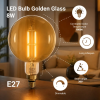 Optonica G200 LED Vintage Dimmelhető Filament Izzó E27 8W 810lm 1800K meleg fehér arany üveg 1792