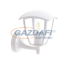 Optonica GD9302 falikar, fel, matt fehér, alumínium 1*E27 60W 220V IP44 kültéri világítás