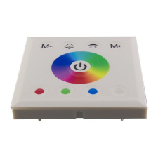 Optonica LED dimmer fali fehér üvegpanel RGB szalaghoz érintő vezérléssel (AC6319) világítási kellék