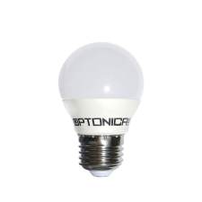 Optonica LED gömb, E27, 8,5W, 230V, G45, 800LM semleges fehér fény izzó