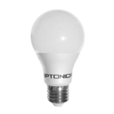 Optonica LED gömb, E27, A60, 12W, 230V, meleg fehér fény izzó