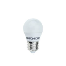 Optonica LED gömb, E27, G45, 6W, fehér fény izzó