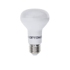 Optonica LED gömb, E27, R63, 6W, 480Lm, meleg fehér fény
