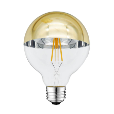 Optonica LED gömb(G95), E27, 4W,aranyozott üvegbúra, 2700K, 400LM, 230V izzó