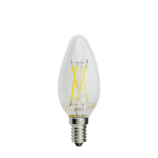 Optonica LED gyertya, E14, C35, 4W, meleg fehér fény - dimmelhető izzó