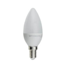 Optonica LED gyertya, E14, C37, 6W, 230, fehér fény, 480LM izzó