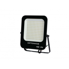 Optonica LED reflektor, 100W, 9000lm, AC230V, fekete ház, 90° IP65 4500K kültéri világítás