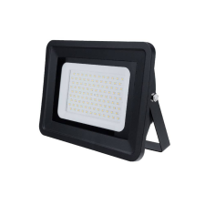 Optonica LED reflektor 150W, fekete, SMD, 100°, semleges fehér fény - IP65 kültéri világítás