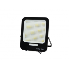 Optonica LED reflektor, 200W, 18000lm, AC230V, fekete ház, 90° IP65 6000K kültéri világítás