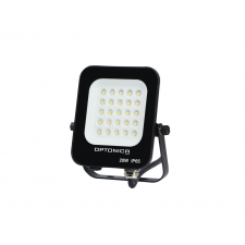 Optonica LED reflektor, 20W, 1800lm, AC230V, fekete ház, 90° IP65 4500K kültéri világítás
