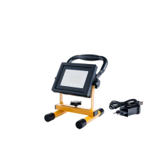 Optonica LED reflektor 20W, SMD, hordozható, akkumulátorral, 1200LM 6000K - IP44 kültéri világítás