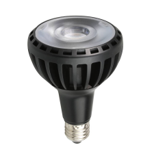 Optonica LED spot, PAR30, E27, 30W, 230V, fehér fény, RA80 - Fekete izzó