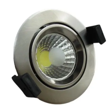 Optonica LED Süllyeszthető spot lámpatest / 8W/ matt króm / hideg fehér /CB3203 világítás