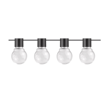 Optonica napelemes szolár LED fényfüzér 7m 20db LED 128lm 2700K IP65 9095 kültéri világítás