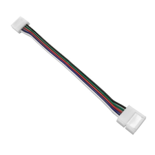 Optonica Rugalmas vezetékes toldó RGB+W led szalaghoz 5 érintkezős / AC6618 villanyszerelés