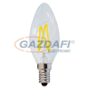 Optonica SP1473 LED fényforrás,filament,dimmelhető C35 E14 4W 175-265V 400lm 2700K 300° 35x98mm IP20 A+ 25000h