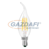 Optonica SP1481 LED fényforrás,filament C35 E14 4W 175-265V 320lm 4500K 300° 35x115mm IP20 A+ 25000h