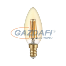 Optonica SP1490 LED fényforrás, filament C35 E14 4W 400LM 2500K AC220-240V izzó