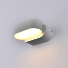 Optonica Szürke fali lámpa, 230V, 6W,535LM,4000K - IP54 világítás