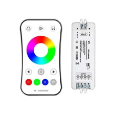 Optonica Vezérlő LED szalaghoz, távirányítóval, RGB vezérlésére / AC6349 villanyszerelés