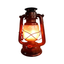 Optonica Viharlámpa E27 LED Izzóval beépített akkumulátorral bronz szín 9042 kültéri világítás