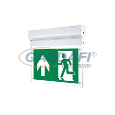 Optonica WW7203 LED fali vészkijárat lámpa 2W 220-240V 330x230x40mm IP20 A+ 25000h műhely lámpa