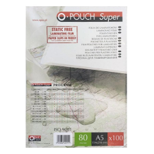 Opus Lamináló fólia OPUS A/5 154x216mm 80 mikron fényes 100/dob lamináló fólia