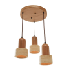 Opviq Chandelier Beige Oak Loer-C - Oak