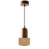 Opviq Chandelier Beige Walnut Suala - Walnut