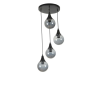 Opviq Chandelier Black Fume 8811-4