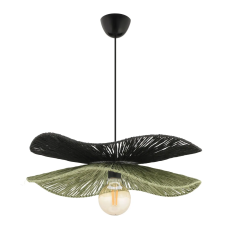 Opviq Chandelier Black Green Daffodil - Black, Green világítás