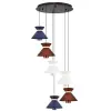  Opviq Chandelier Brown Red Blue 2803-6A-28